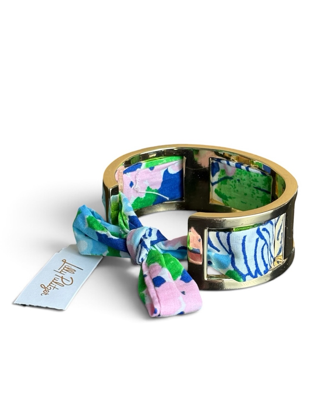 Lilly Pulitzer Gold Cuff Scarf Bracelet NWT